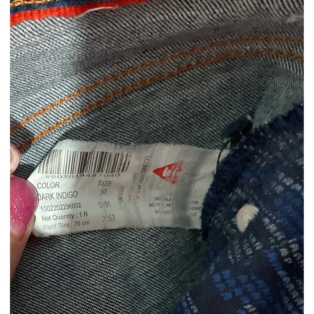 Lee Cooper Originals Norris‎ Dark Indigo Denim Shorts Low Waist Slim 30 - Picture 4 of 7